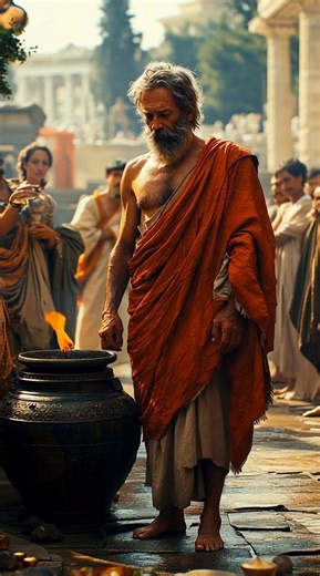 Diogenes of Sinope was born around 412 BCE in a Greek world obsessed with status, honor, and appearances. From the start, he rejected it all. Where others pursued wealth and civic prestige, Diogenes saw hypocrisy. Luxury, he believed, concealed weakness rather than virtue. He became one of the founding figures of Cynicism, a philosophy that demanded radical simplicity, self-sufficiency, and ruthless honesty. Diogenes didn’t write treatises—he lived his arguments. He abandoned conventional life, 