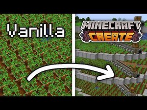 Overcomplicating Basic Farms Using The Create Mod
