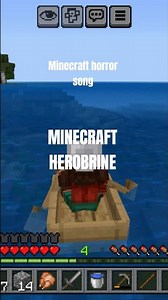 MINECRAFT HORROR SONG 😅😅 #minecraft #gaming #herobrine