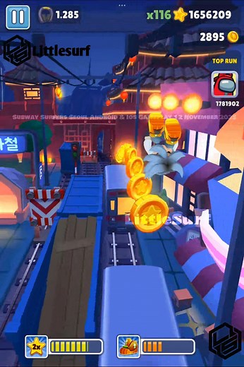12K views · 25 reactions | Subway Surfers Seoul Android & Ios Gameplay 12 November 2025 15 | Little surf | Facebook