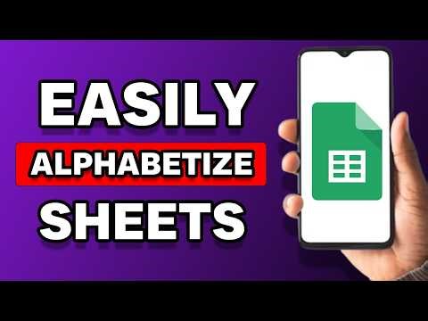How To Alphabetize In Google Sheets