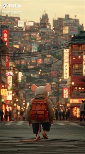 Traveling Mouse in Japan