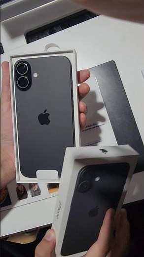 iphone 16 plus black unboxing in 2025 #iphone16plus