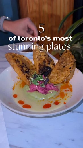 5 of Toronto’s Most Stunning Plates ✨👀 prepare for a feast for the eyes and real treat for yourself when dining at these presentation-minded, high technique, and simply super delish restaurants. @tofoodies is here to show you the (camera ready) goods. ✨ @akin.toronto ✨ @momoghar_toronto ✨ @Talineto ✨ @puertobravo.to ✨ @porzias_lasagne Who would you add to the list? #seetorontonow #tofoodies #taline #puertobravo #porzia #akin #momoghar #theartofplating | Destination Toronto