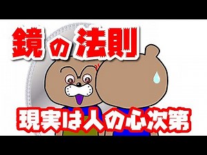 【鏡の法則】人生とは自分の心の中を映し出す鏡である