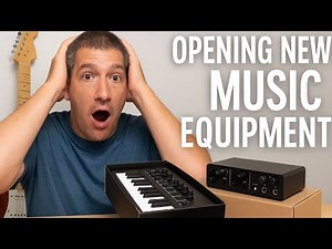 "New Studio Equipment Unboxing and First Practice Session"