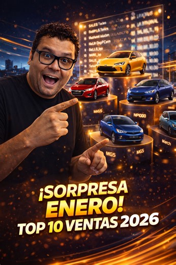 Top 10 Autos más vendidos en México (Enero 2026) #topventasautos #autosmasvendos #autos2026 | Sobre Autos