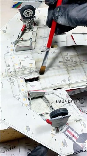 A Quick Update From My 1/32 Scale F-4B Phantom Project. #miniature #modelkit #scalemodel