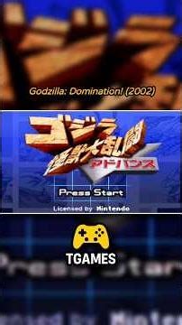 Godzilla: Domination! (GBA) 🎮 [2002] #retrogaming #retrogames #videogames #games #gaming #game