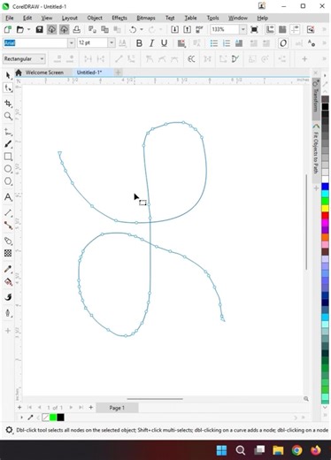 Coreldraw Curve Line Wrong and right ✅️ Tips and Tricks
