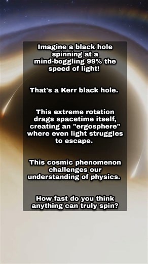Spinning Beyond Limit | The Mind-Bending Truth of Kerr Black Holes