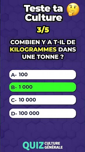 5 Questions de Culture Générale !