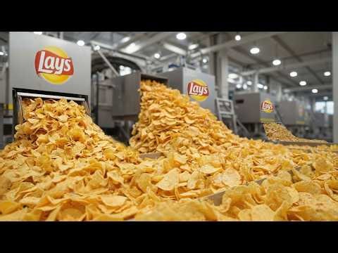 Inside a Potato Chips Factory | Full Industrial Process from Raw Potatoes to Packaged Chips
