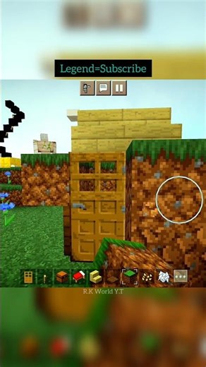 I Built The Smallest House In Minecraft #shorts