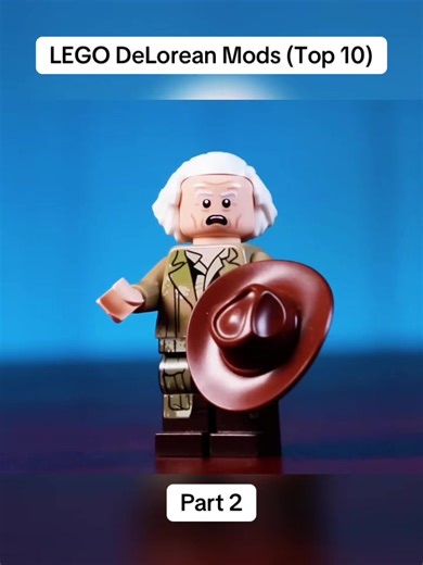 Ten simple modifications to upgrade the LEGO Back to the Future DeLorean. Easy part swaps, cleaner details, and better display accuracy. Part 2 #lego #custom #legomod #legodelorean #backtothefuture