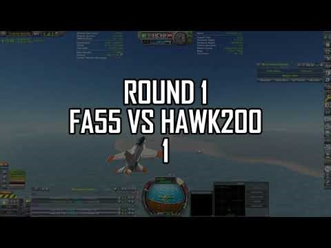 KSP Jet fighter test battles retro metalstorm