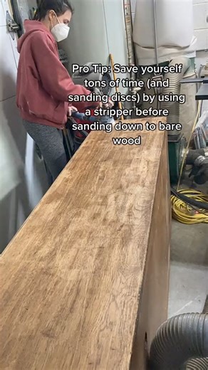 Time is $$$! I saved hours of sanding by using Klean Strip before sanding Brush it on and let it sit | Fironta