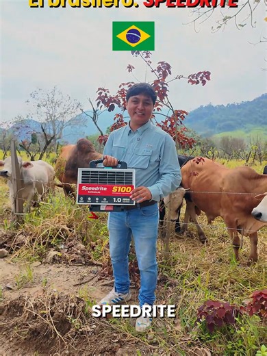 El nuevo equipo brazilero, SPEEDRITE. Electrificador con hasta 3 años de garantía. . . . #aqindustrias #cercoganadero #ganaderia #nuevacajamarca #speedrite #cercoelectrico