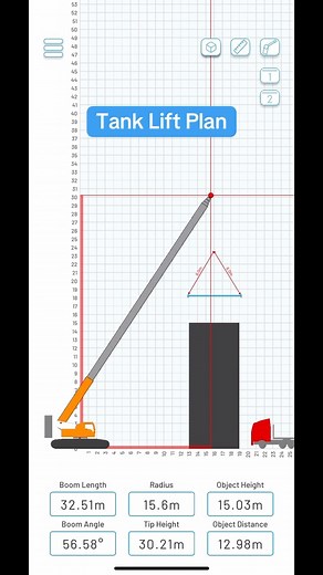 Plan your lift Or Plan it, and share a lift plan with Crangle #crangle #justcrangleit #app #crane #mobilecrane #towercrane #construction #craneoperator #cranegame #viral #cranelife | Crangle