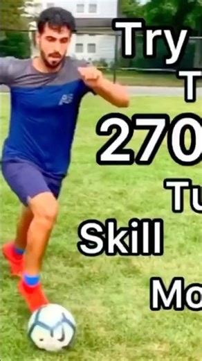 How to Do the 270° Turn in Soccer | Escape Pressure Like a Pro #shorts #soccerskills #tutorial