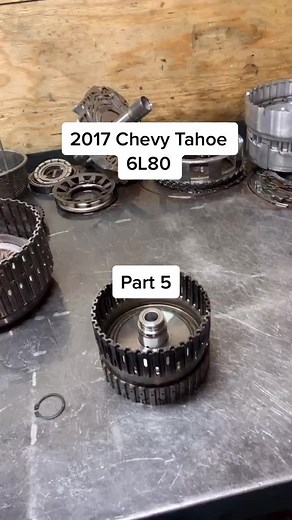 building drums on 6L80 #mechanic #car #chevy #tahoe #transmission #rebuild #tech #mechanicfails