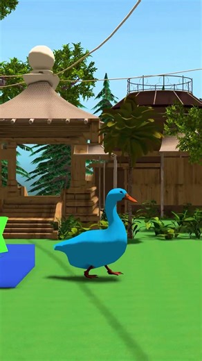 scaryteacher vs duck funny moments 😂#shorts#ytshorts#viral#trending#cartoon#duck#scaryteacher3d#fyp