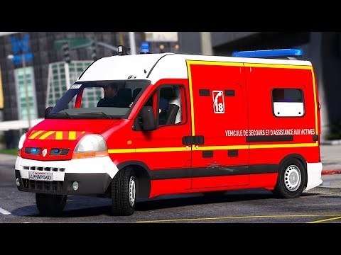 [GTA 5] VSAV RENAULT MASTER 2005 | SAPEURS-POMPIERS #INTERVENTION39