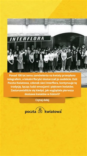 Kwiaty, telegraf i emocje – jak zaczęła się historia dostaw kwiatów Czy kiedyś zastanawialiście się, jak wyglądała pierwsza dostawa kwiatów w historii? Dziś możemy zamówić kwiaty online i mieć je dostarczone pod wskazany adres. Ale ponad 100 lat temu zamówienia na kwiaty przesyłano telegrafem, a lokalni floryści realizowali je osobiście. To właśnie wtedy zrodziła się idea, która do dziś łączy ludzi poprzez emocje i piękno kwiatów. Pierwsze zamówienia – kwiaty „po drucie” Na początku XX wieku flo