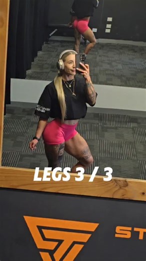 Shannyn 🖤 on Instagram: "Third and final leg day for the week ✔️ Wearing: @teamneverhome - DC: SHAN Fuelled by: @supps247clyde - DC: SHAN Gym: @strongtown247gym Coach: @next.level_physiques"