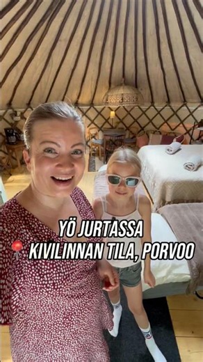 Yö luksusteltassa 🏕️❤️
