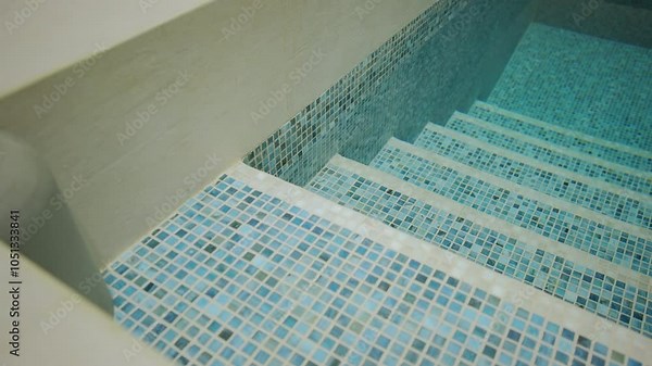 Element of sauna with traditional pool.