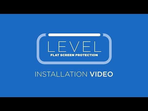 Fortress LEVEL Flat Tempered Glass Screen Protection Install Video