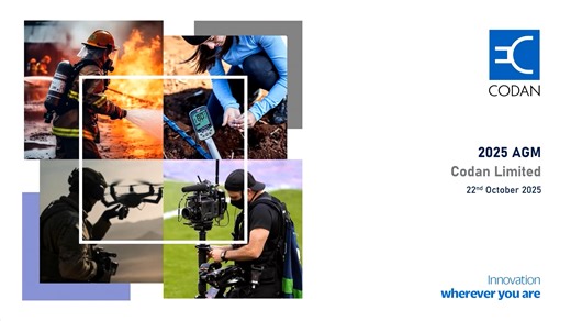 Codan 2025 Annual General Meeting