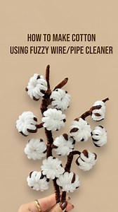 34K views · 638 reactions | How to make Cotton using Fuzzy Wire/Pipe Cleaner. #fyp #foryouシ #diy #cotton #tutorial #craft #crafters #crafterssupportingcrafters #cottonflower #craftersoffacebook #craftersofinstagram #craftersgonnacraft #fuzzywireflower #pipecleaners #pipecleanerflowers #pipecleanerflowerstutorial #engrtrixie #wearthaleia #wearthaleiafuzzywireflowers | Wear Thaleia | Facebook