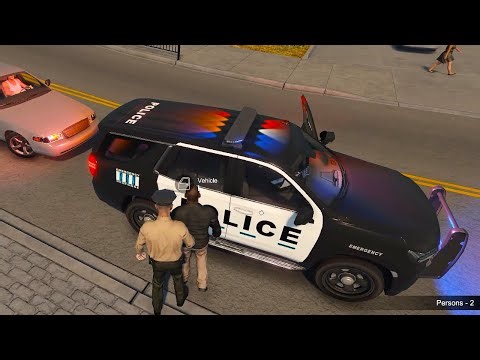 Flashing Lights Gameplay. Realistic police simulator. Open world driving.