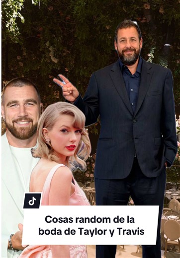 Estas son algunas de las cosas randoms de la boda de Taylor Swift y Travis Kelce . . . . . . #taylorswift #traviskelce #wedding #taylorswiftwedding #swiftie