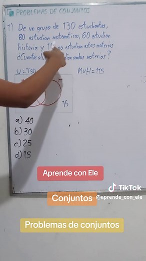 Cómo resolver problemas de conjuntos fácilmente