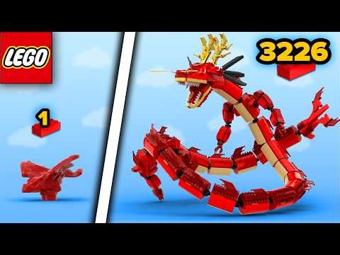 LEGO DRAGONS From 1 to 3226 Parts | Comparison