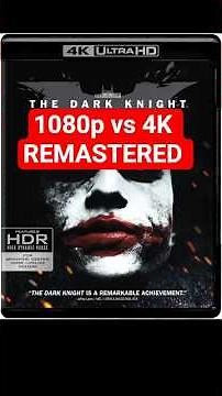 The Dark Knight 2008 (1080p vs 4K) #movie #matrix9 #4k #thedarkknighttrilogy #batman