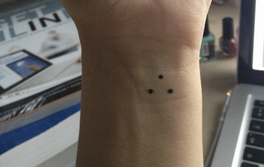 Three Moles In A Triangle Spiritual Meaning: 3 Dots? Sign!
