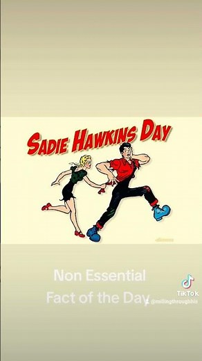 It is Sadie Hawkins Day! #facts #history #dating #dance #sadiehawkins