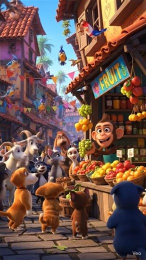 “Smart Monkey’s Funny Adventure 🐒 | Viral Shorts” #viral #viral #monkey