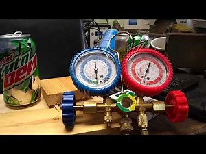 Make Your Own A/C Service Vacuum Pump For Free - Better than Harbor Freight