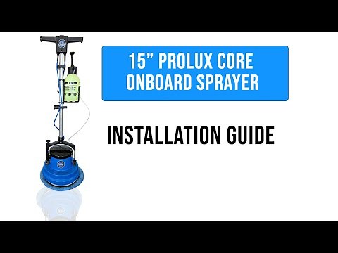 Prolux Core 15" On Board Sprayer -How to install-