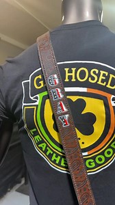 Bourbon brown with paisley pattern and thin red line scheme in military font. 🔥🔥 | Get Hosed Apparel