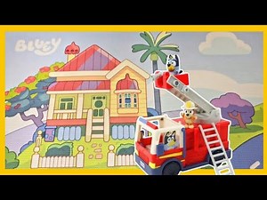 LEARN Firetrucks with Bluey 🔥- Learning For Kids