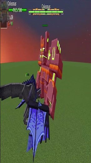 Colossus VS Skrythe | #minecraft #mobsbattle