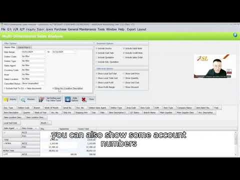 Autocount Multi-Dimensional Analysis Module (EN)