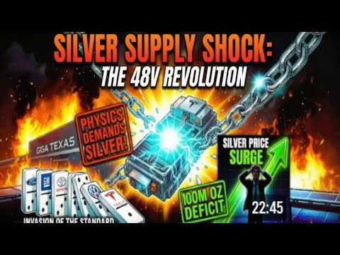 🔥 Tesla’s 48-Volt Upgrade Just Broke the Silver Market | EV Supply Shock Explained