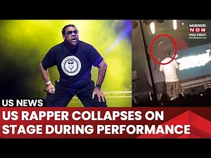 US Rapper Fatman Scoop Collapses On Stage, Later Dies, Watch His Last Moments | English News